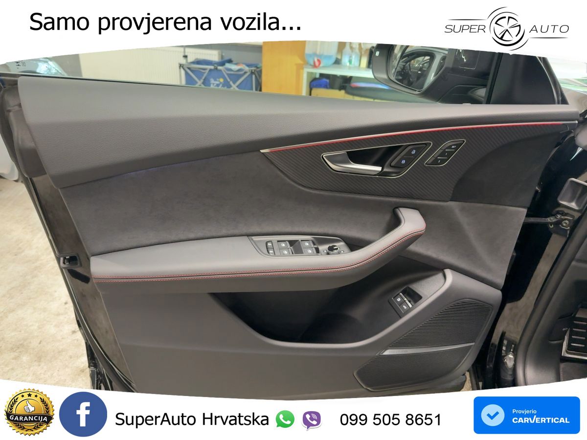 Audi Q8 60 TFSIe V6 (490 KS) quattro Tiptronic S line 489 KS LED+GR SJED+ACC