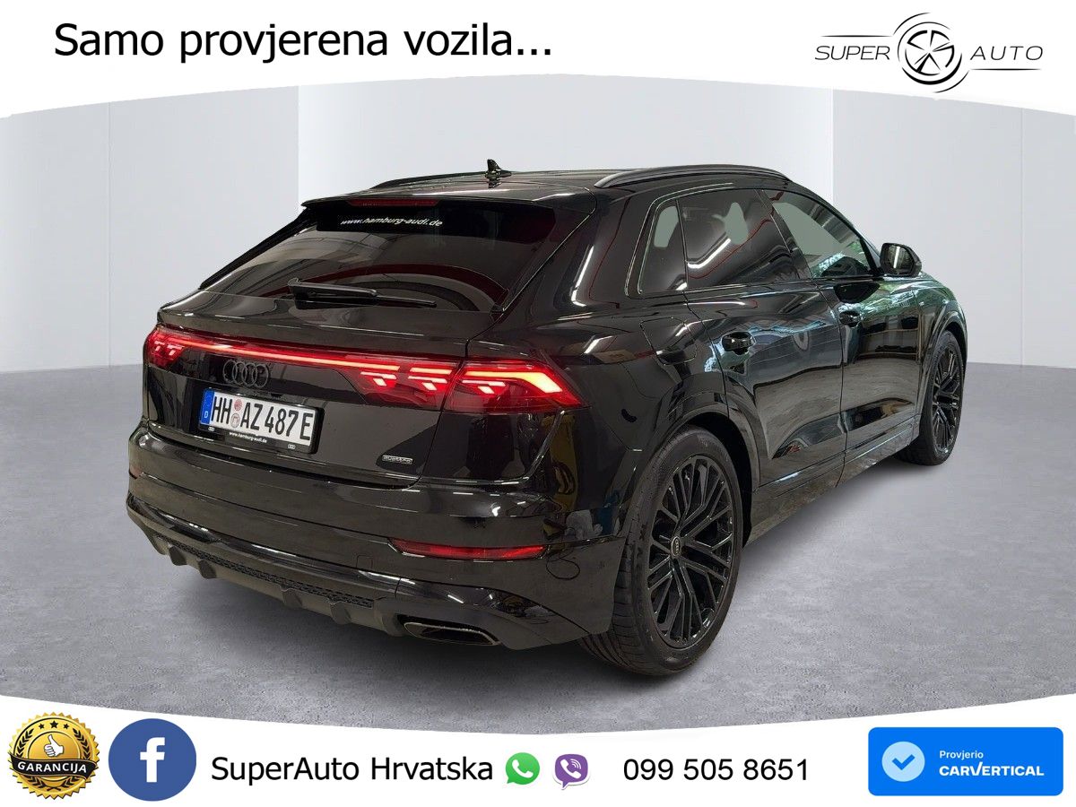 Audi Q8 60 TFSIe V6 (490 KS) quattro Tiptronic S line 489 KS LED+GR SJED+ACC