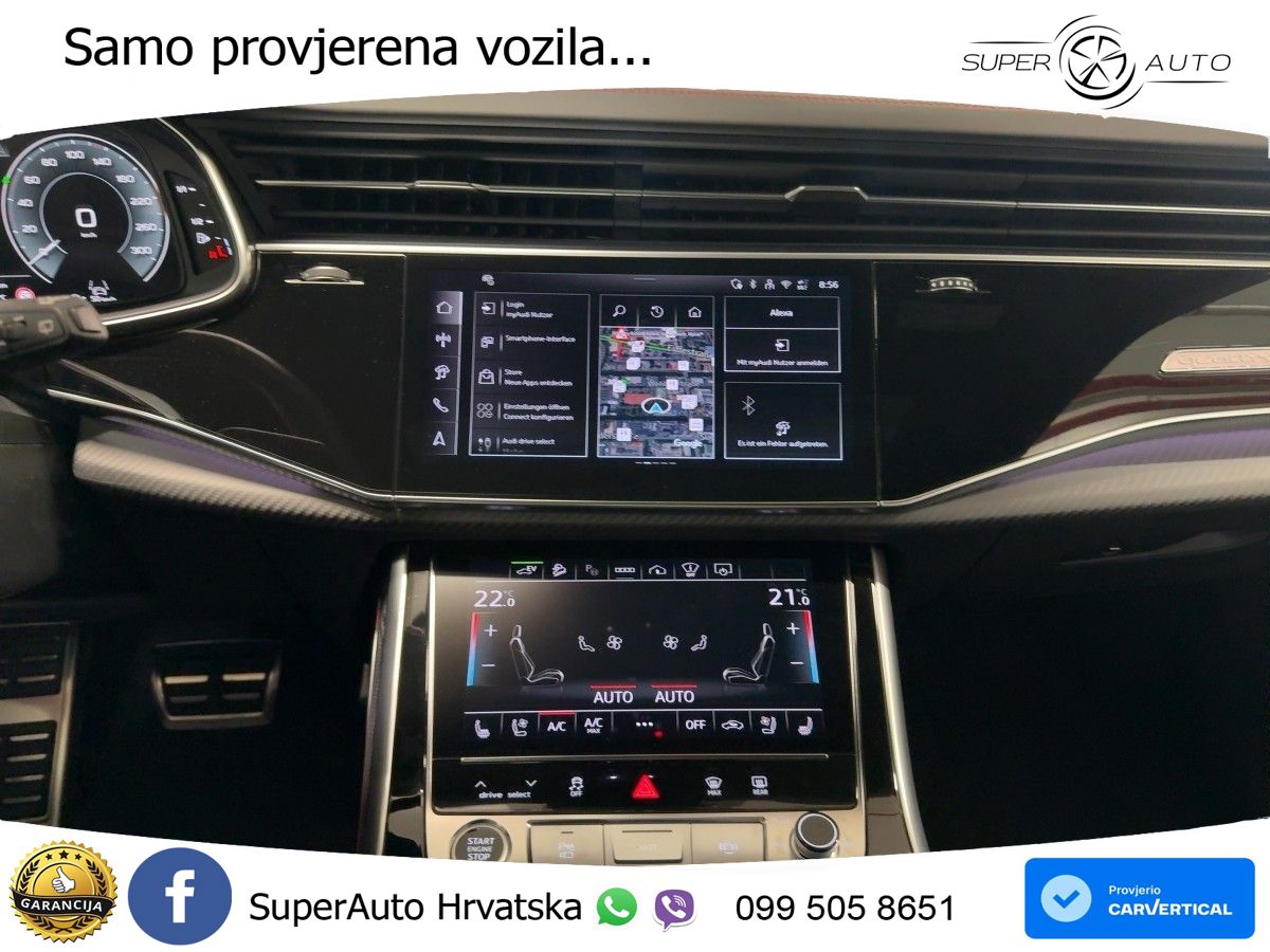 Audi Q8 60 TFSIe V6 (490 KS) quattro Tiptronic S line 489 KS LED+GR SJED+ACC