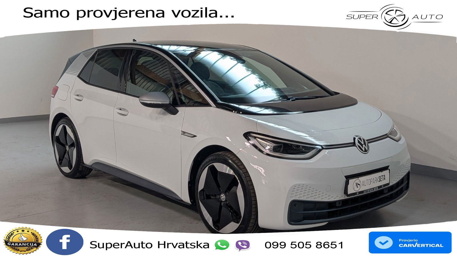 Volkswagen ID.3 Pro Performance 62 kWh (204 KS) LED+GR SJED+ACC