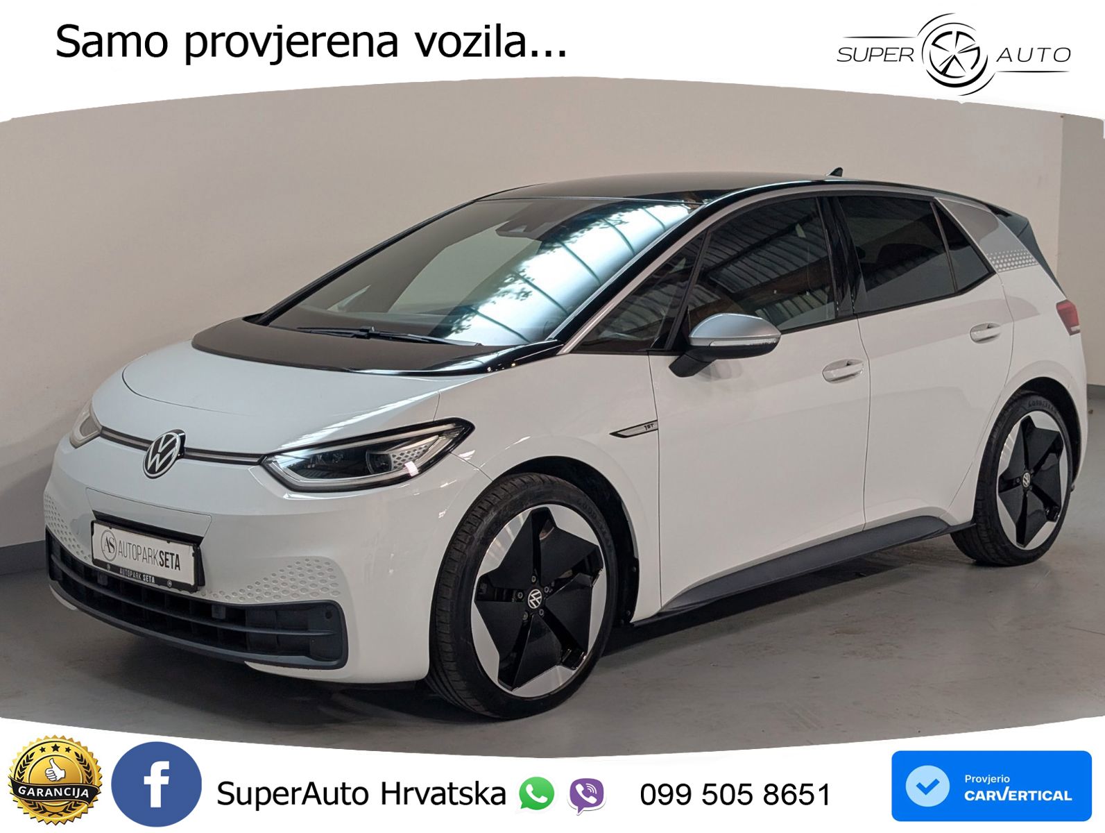 Volkswagen ID.3 Pro Performance 62 kWh (204 KS) LED+GR SJED+ACC