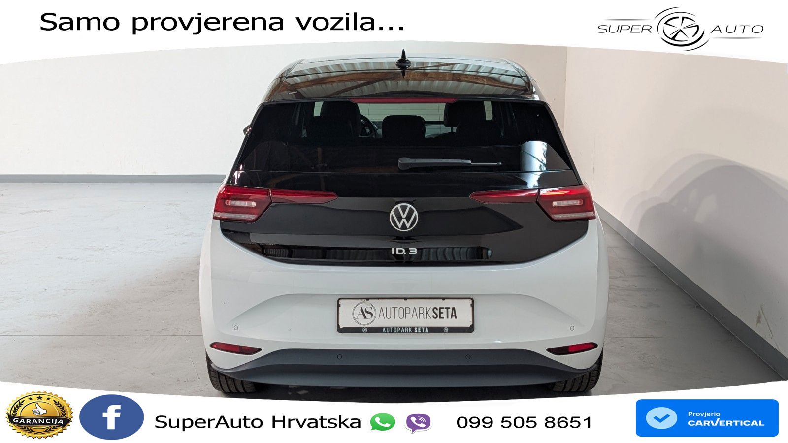 Volkswagen ID.3 Pro Performance 62 kWh (204 KS) LED+GR SJED+ACC