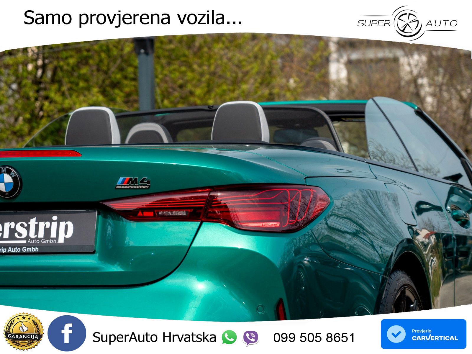 BMW M4 Convertible Competition 3.0 (530 KS) xDrive Steptronic LED+GR SJED+ACC