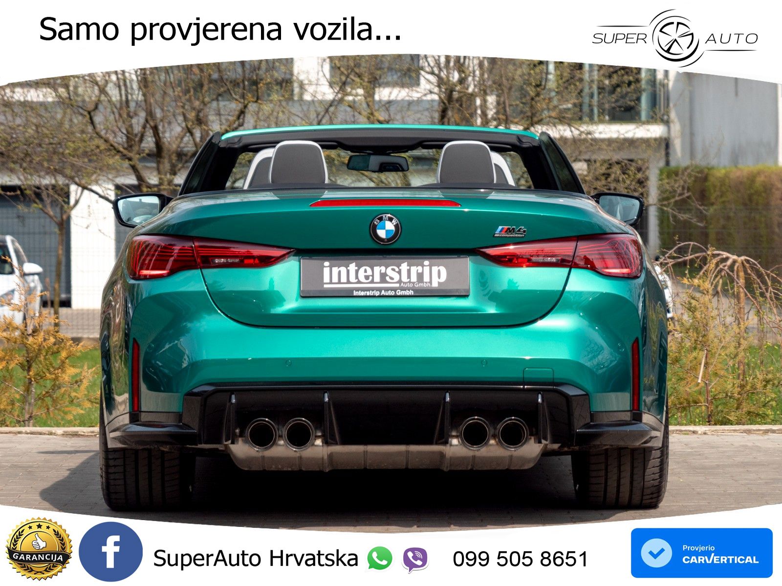 BMW M4 Convertible Competition 3.0 (530 KS) xDrive Steptronic LED+GR SJED+ACC