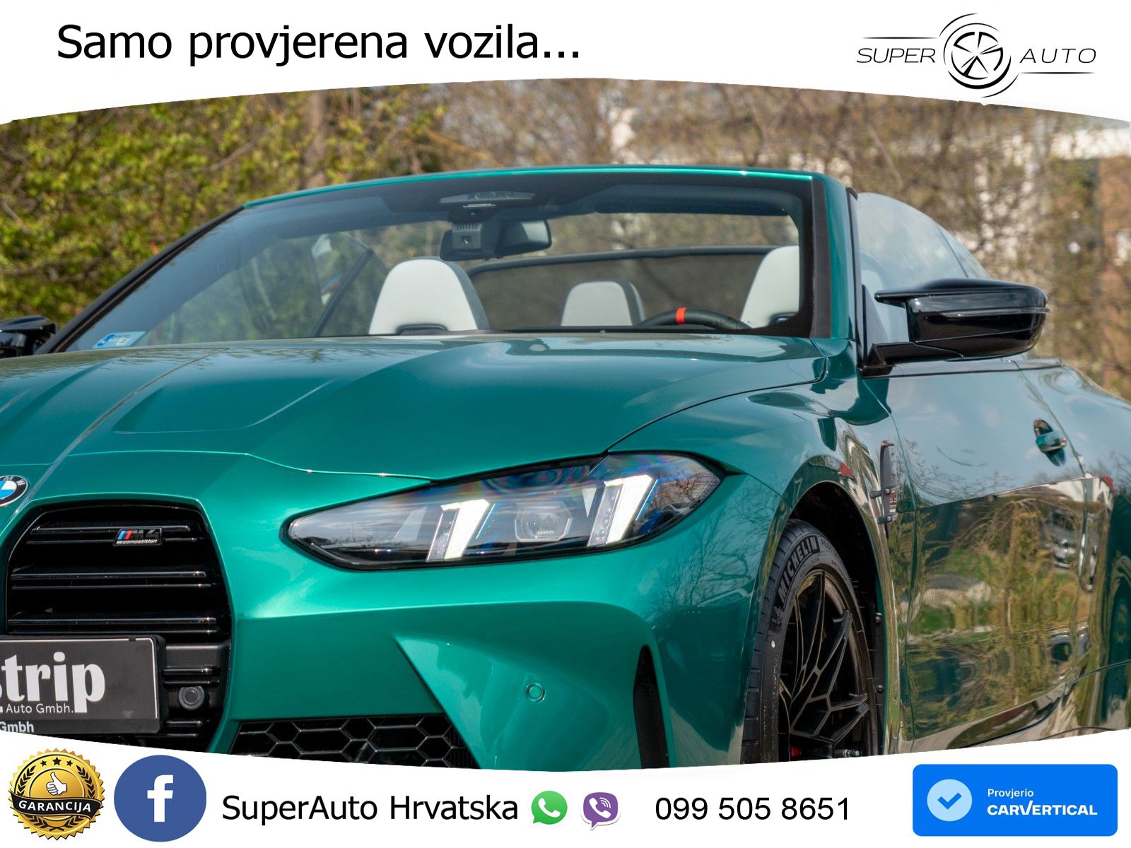 BMW M4 Convertible Competition 3.0 (530 KS) xDrive Steptronic LED+GR SJED+ACC