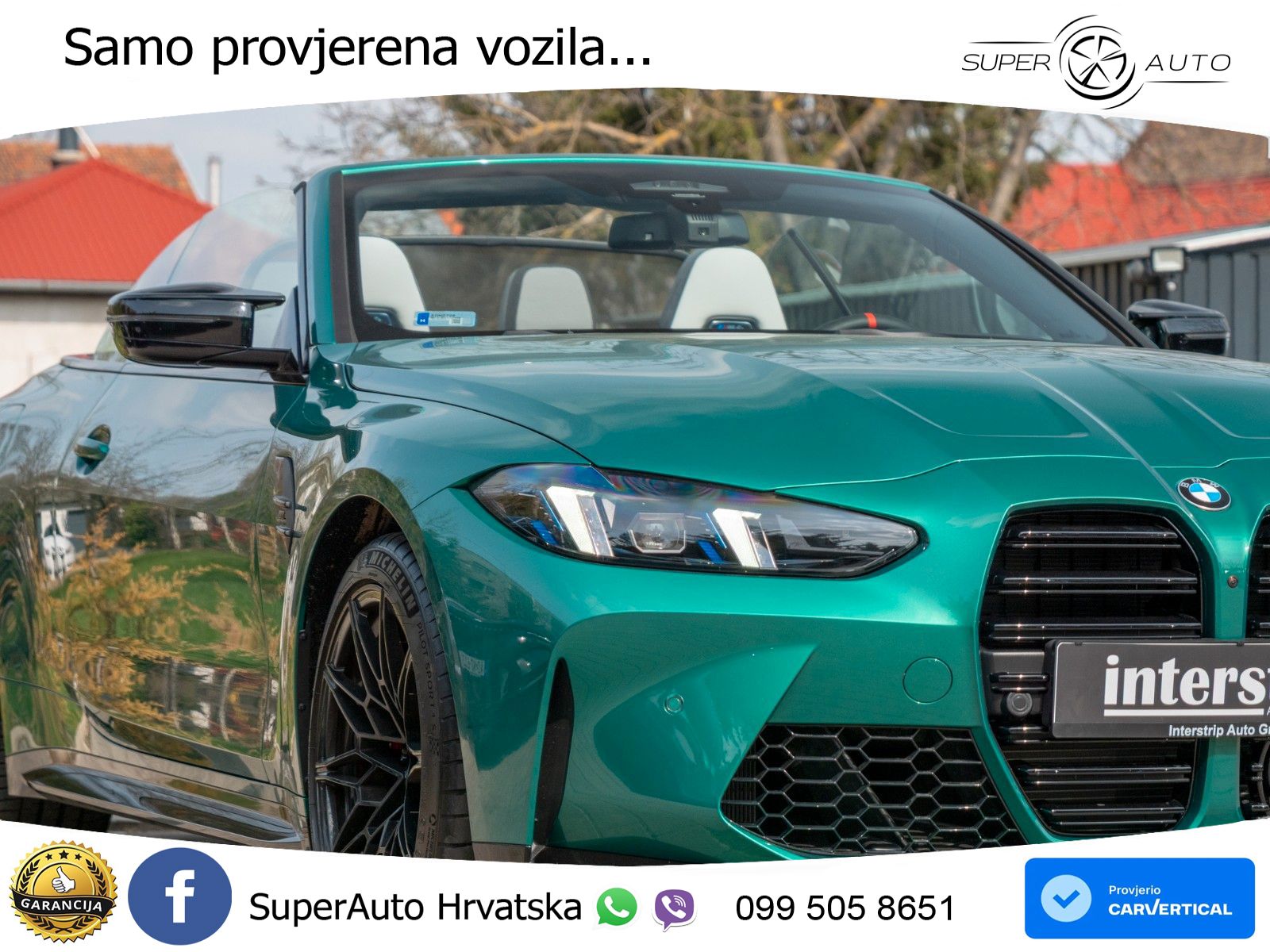 BMW M4 Convertible Competition 3.0 (530 KS) xDrive Steptronic LED+GR SJED+ACC