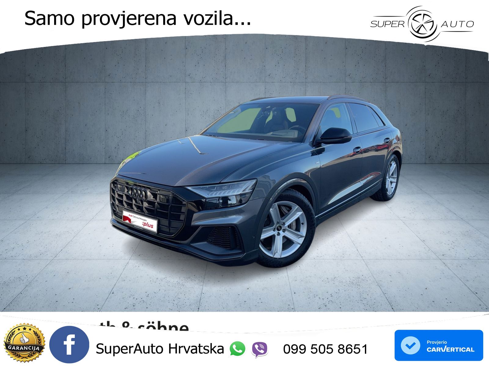 Audi Q8 55 TFSIe V6 (381 KS) quattro tiptronic