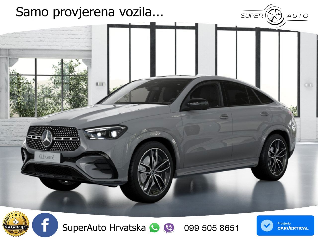Mercedes GLE Coupe 450d (367 KS) EQ Boost 4MATIC 9G-TRONIC AMG LED+GR SJED+ACC