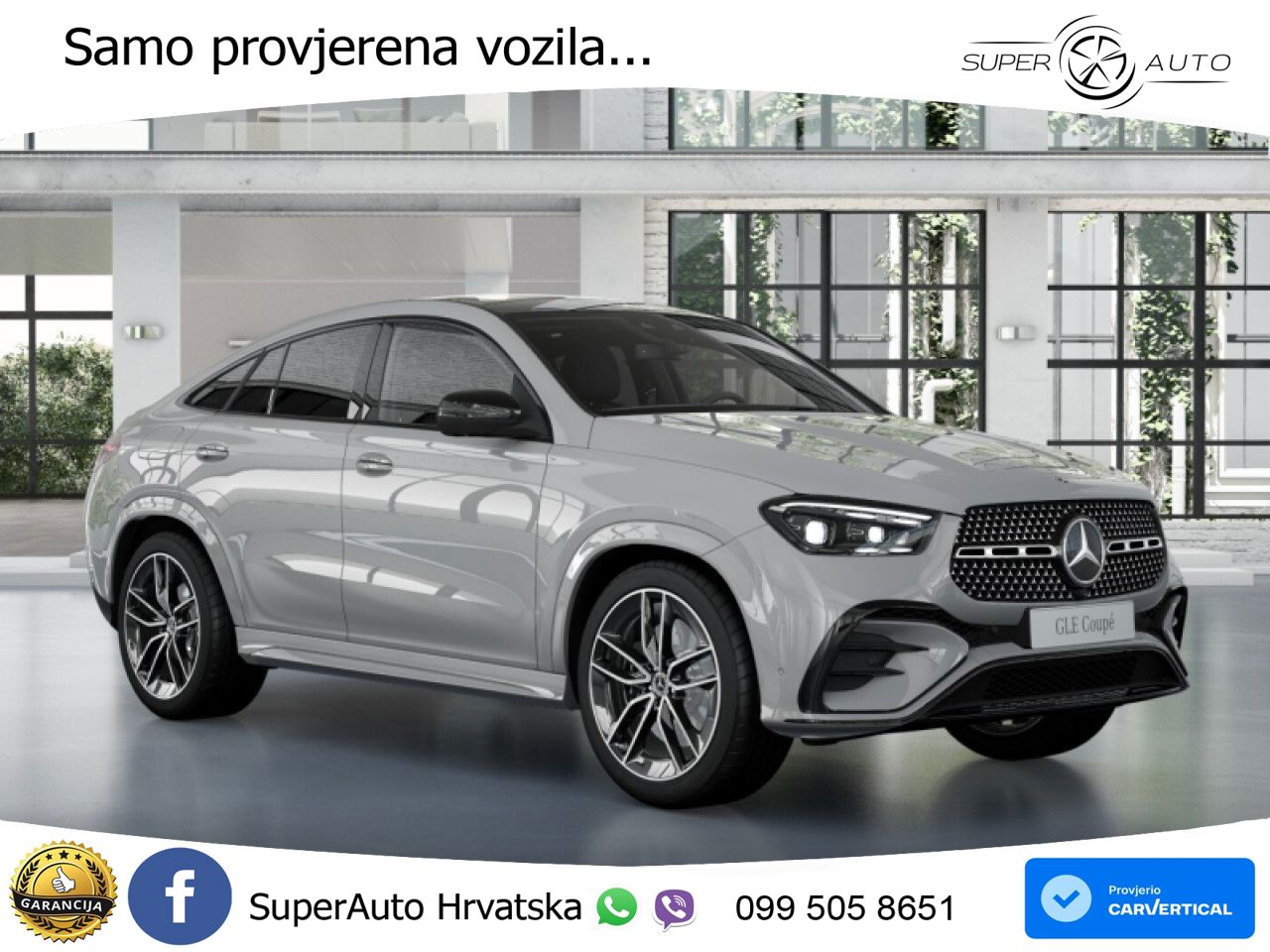 Mercedes GLE Coupe 450d (367 KS) EQ Boost 4MATIC 9G-TRONIC AMG LED+GR SJED+ACC