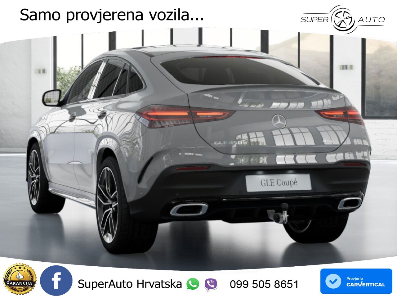 Mercedes GLE Coupe 450d (367 KS) EQ Boost 4MATIC 9G-TRONIC AMG LED+GR SJED+ACC