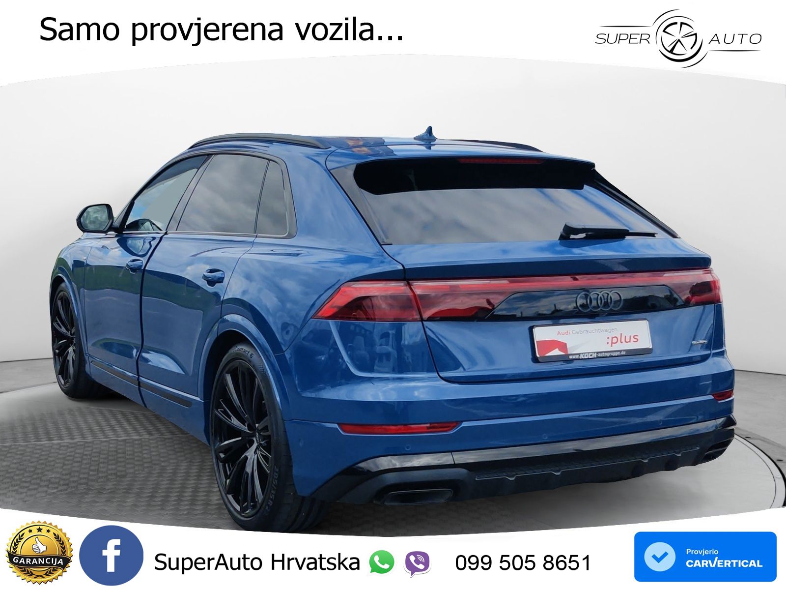 Audi Q8 50 TDI V6 (286 KS) quattro Tiptronic S line LED+GR SJED+ACC