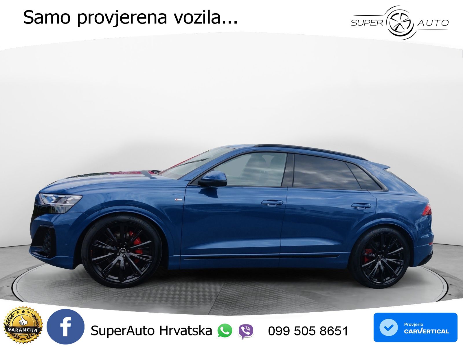 Audi Q8 50 TDI V6 (286 KS) quattro Tiptronic S line LED+GR SJED+ACC