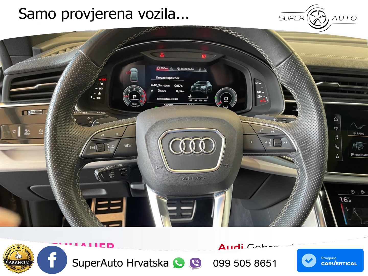 Audi Q8 50 TDI V6 (286 KS) quattro Tiptronic
