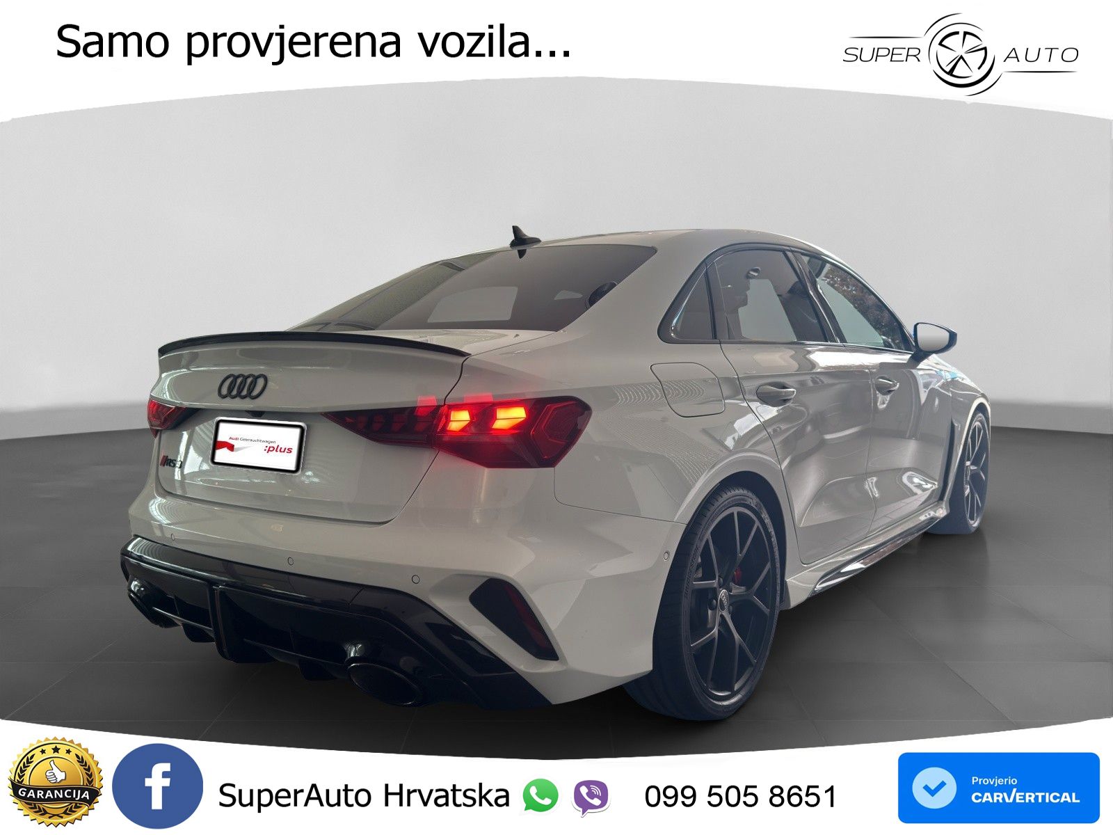 Audi RS3 Sedan 2.5 TFSI (400 KS) quattro S tronic LED+GR SJED+ACC