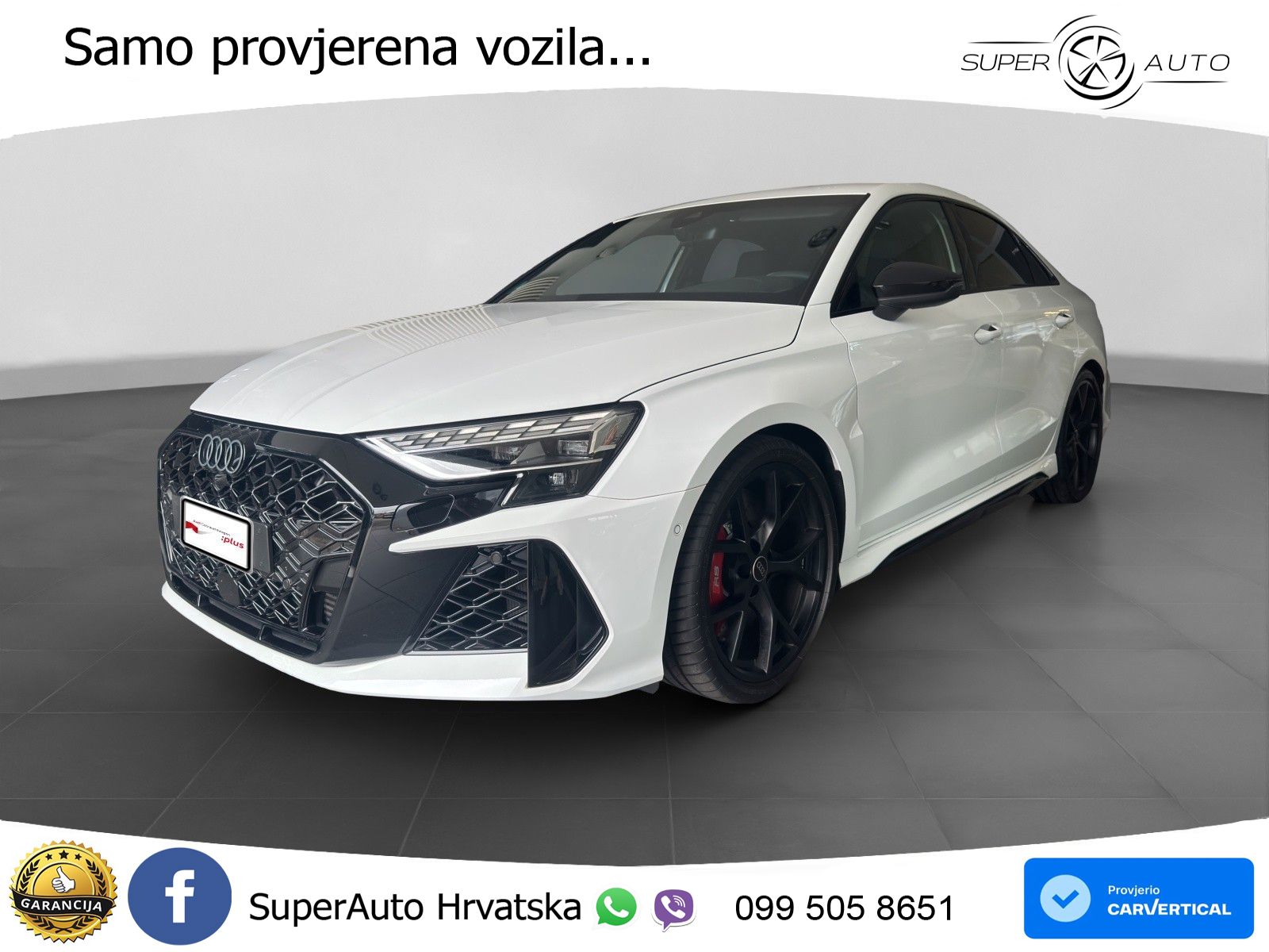 Audi RS3 Sedan 2.5 TFSI (400 KS) quattro S tronic LED+GR SJED+ACC