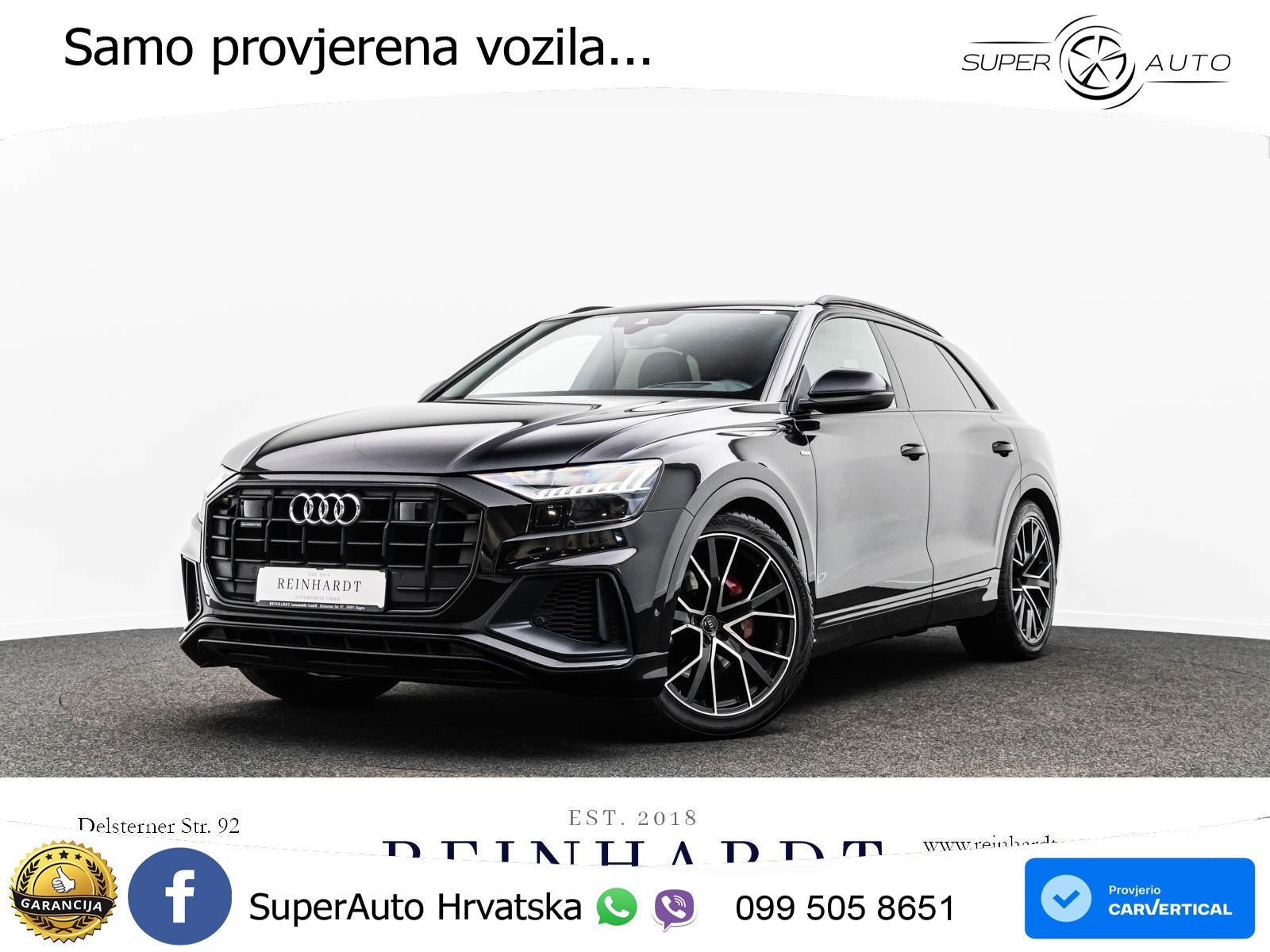 Audi Q8 50 TDI V6 (286 KS) quattro Tiptronic