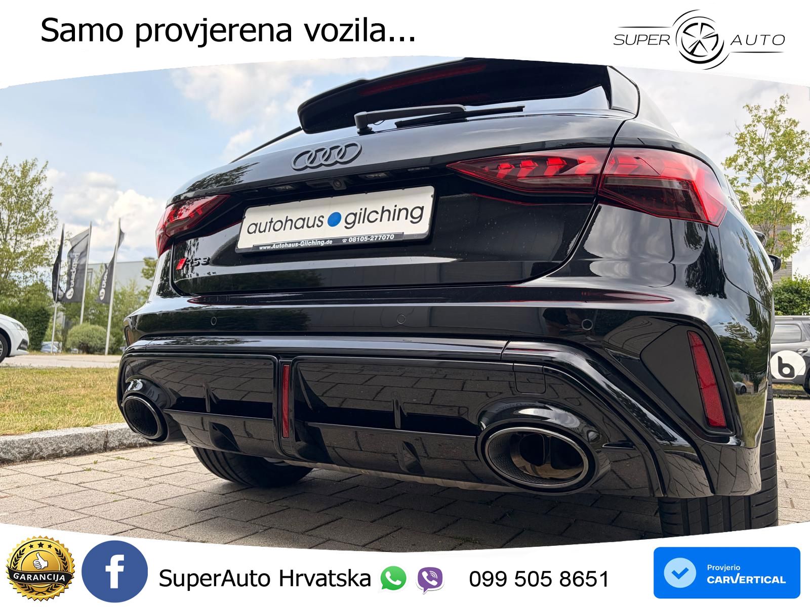 Audi RS3 Sportback 2.5 TFSI (400 KS) quattro S tronic LED+GR SJED+ACC