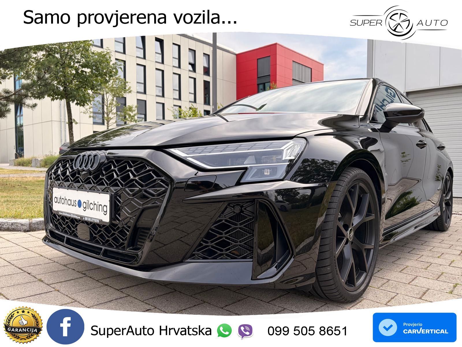 Audi RS3 Sportback 2.5 TFSI (400 KS) quattro S tronic LED+GR SJED+ACC