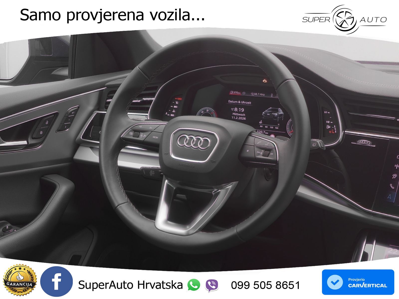 Audi Q8 50 TDI V6 (286 KS) quattro Tiptronic LED+GR SJED+ACC