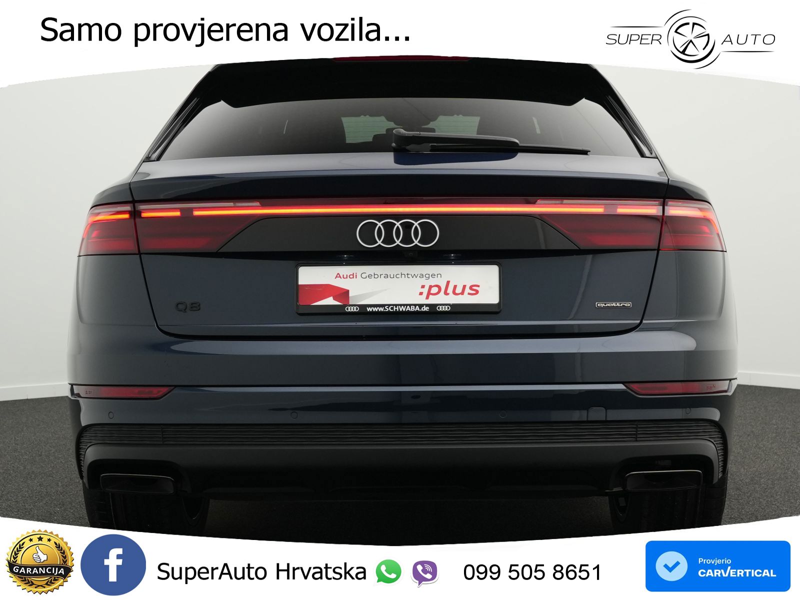 Audi Q8 50 TDI V6 (286 KS) quattro Tiptronic LED+GR SJED+ACC