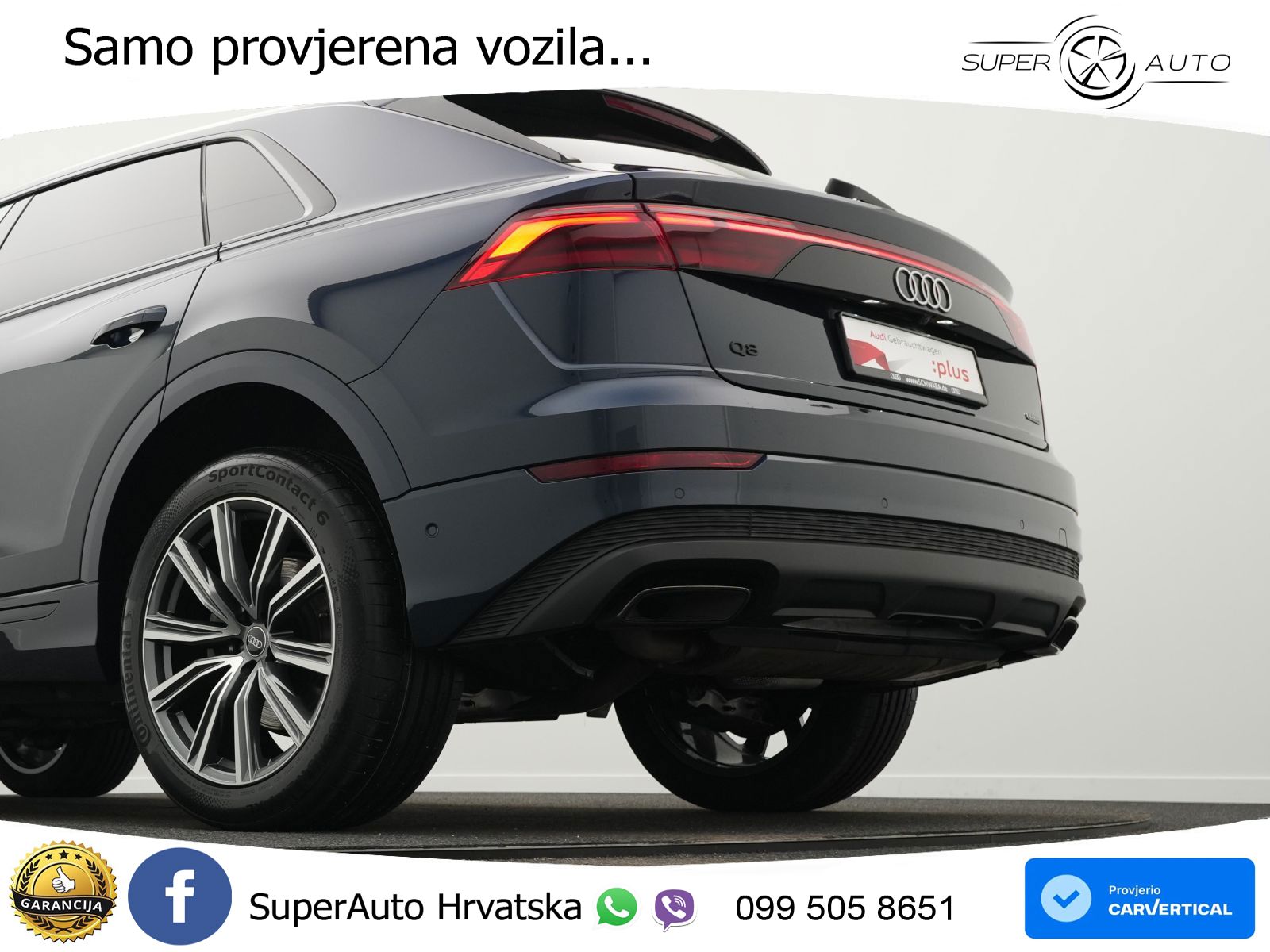 Audi Q8 50 TDI V6 (286 KS) quattro Tiptronic LED+GR SJED+ACC