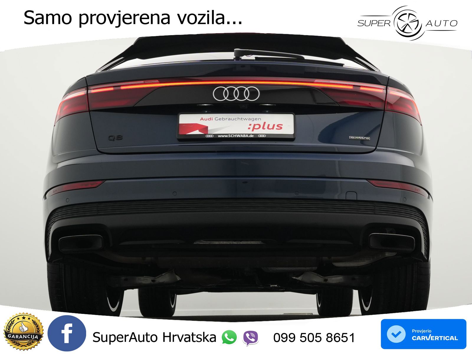 Audi Q8 50 TDI V6 (286 KS) quattro Tiptronic LED+GR SJED+ACC