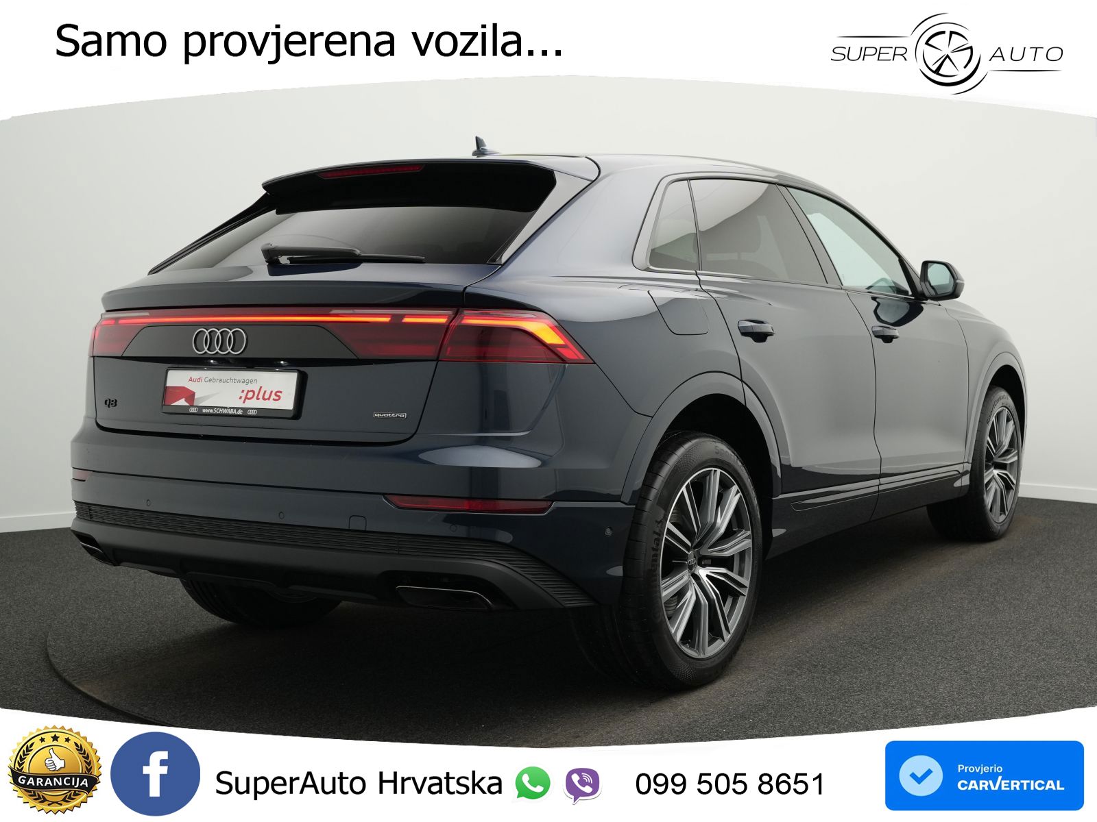 Audi Q8 50 TDI V6 (286 KS) quattro Tiptronic LED+GR SJED+ACC