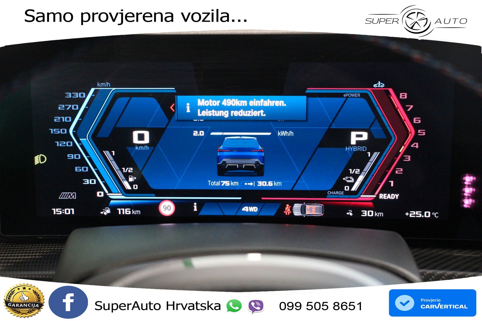 BMW XM 4.4 V8 (653 KS) xDrive Steptronic LED+GR SJED+ACC