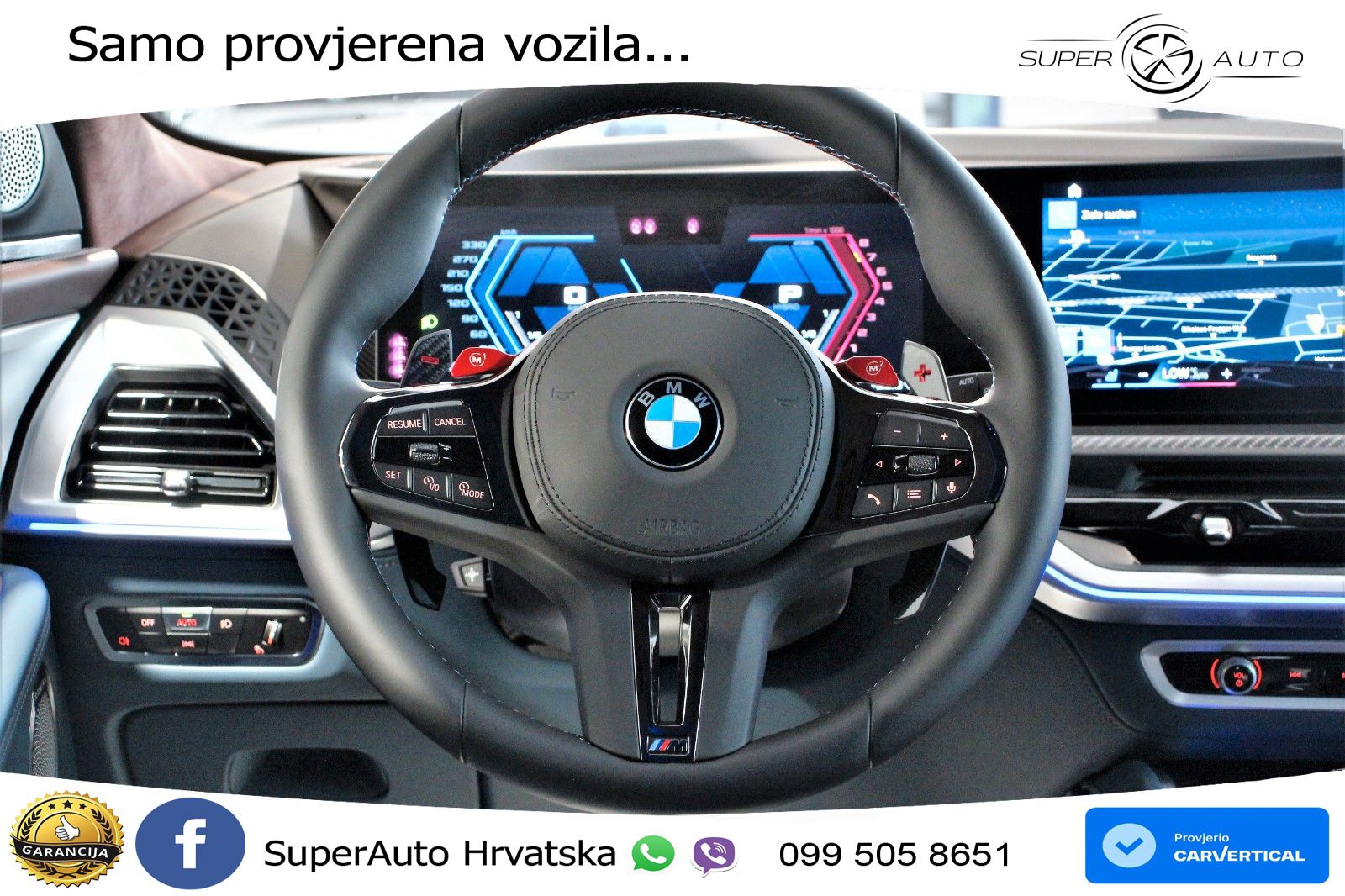 BMW XM 4.4 V8 (653 KS) xDrive Steptronic LED+GR SJED+ACC