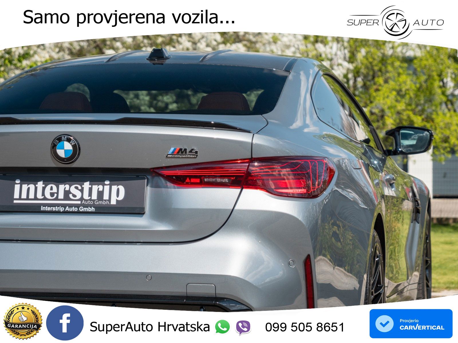 BMW M4 Competition 3.0 (530 KS) xDrive Steptronic LED+GR SJED+ACC