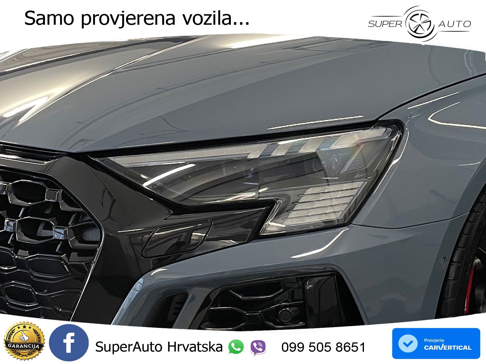 Audi RS3 Sportback 2.5 TFSI (400 KS) quattro S tronic LED+GR SJED+ACC