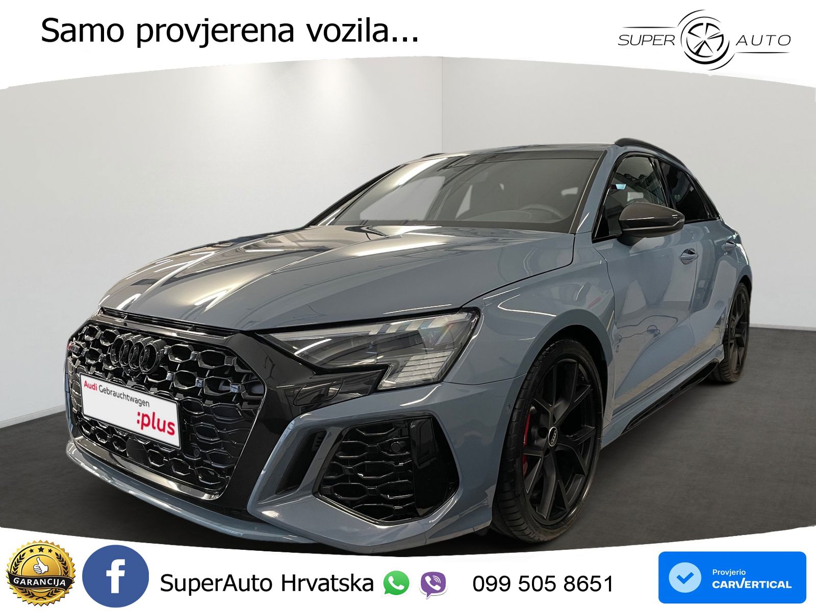Audi RS3 Sportback 2.5 TFSI (400 KS) quattro S tronic LED+GR SJED+ACC