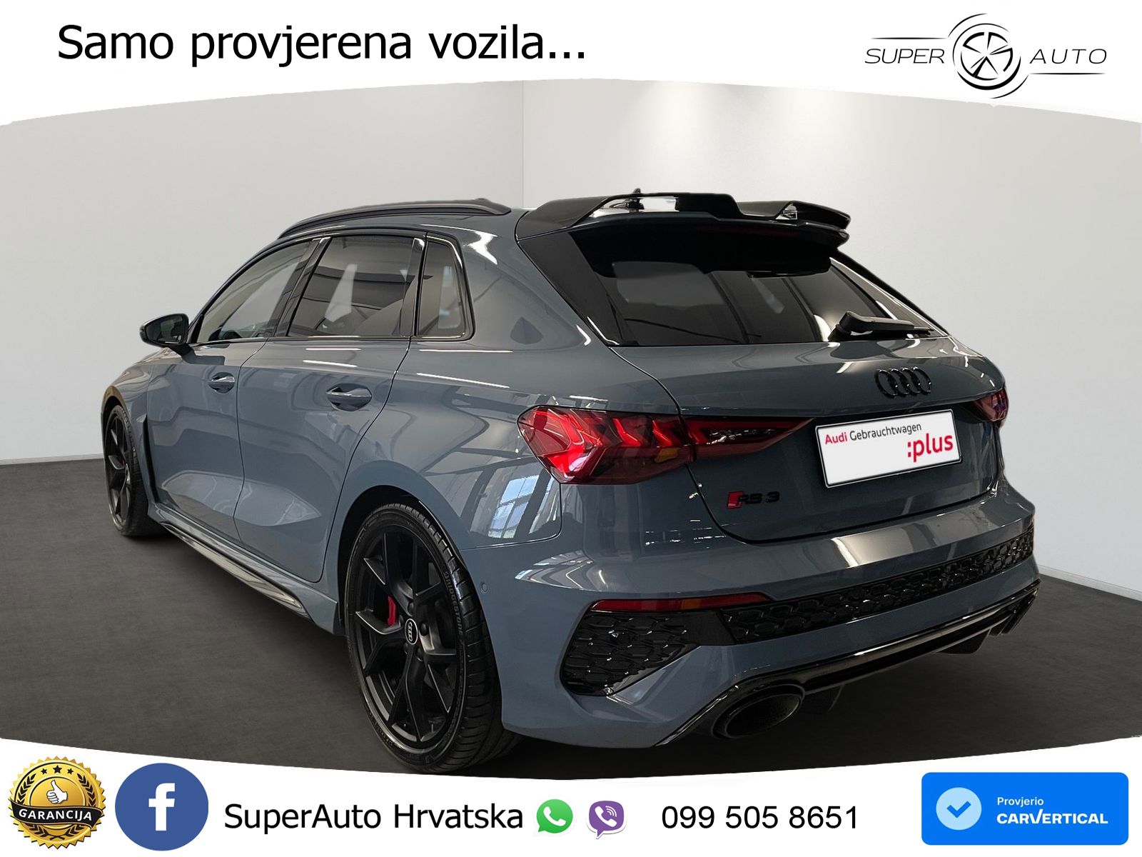 Audi RS3 Sportback 2.5 TFSI (400 KS) quattro S tronic LED+GR SJED+ACC
