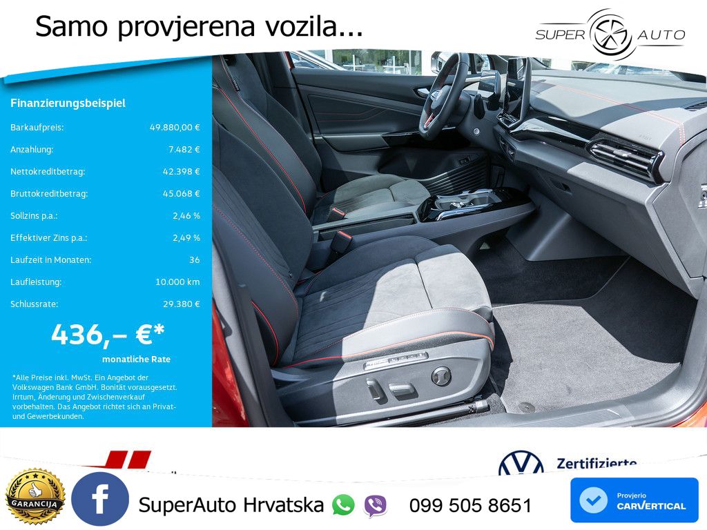 Volkswagen ID.4 GTX 82 kWh (340 KS) 4MOTION