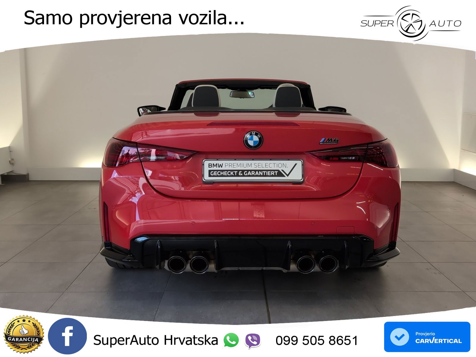 BMW M4 Convertible Competition 3.0 (530 KS) xDrive Steptronic