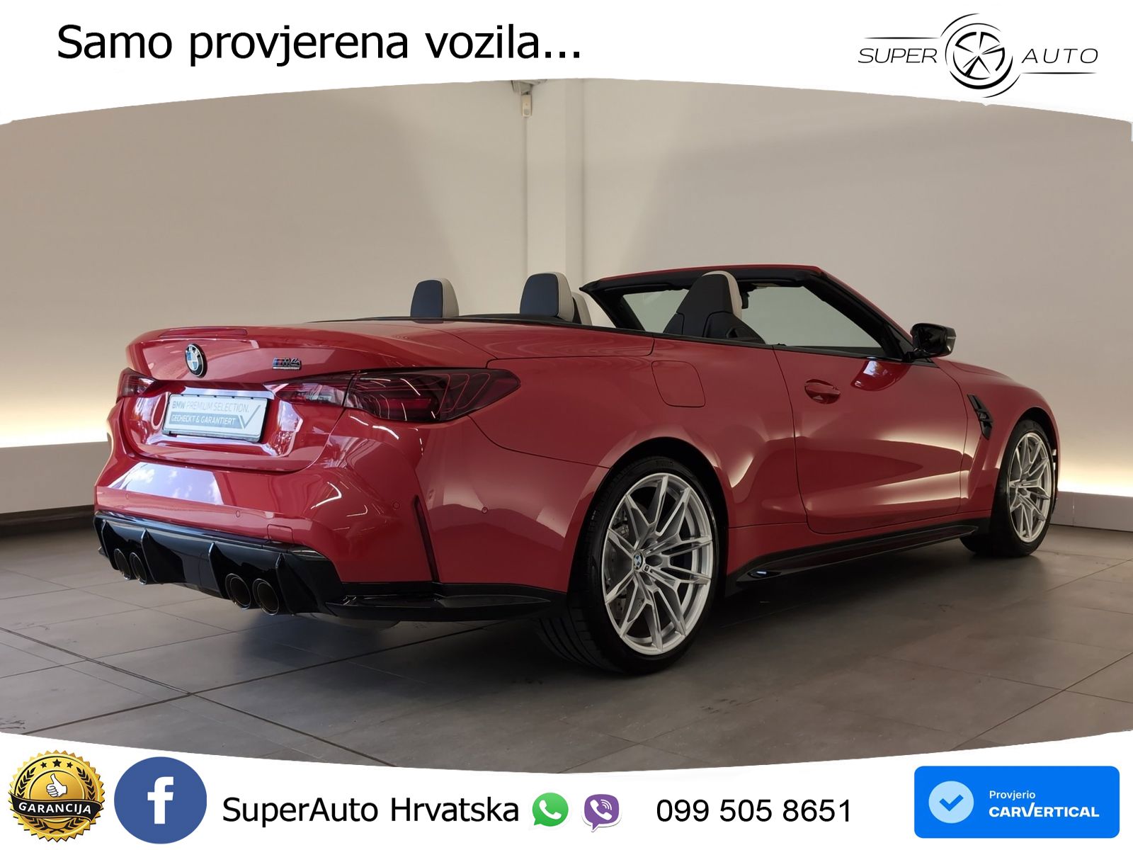 BMW M4 Convertible Competition 3.0 (530 KS) xDrive Steptronic