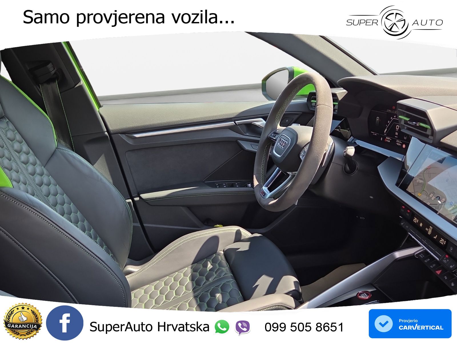 Audi RS3 Sportback 2.5 TFSI (400 KS) quattro S tronic LED+GR SJED+ACC