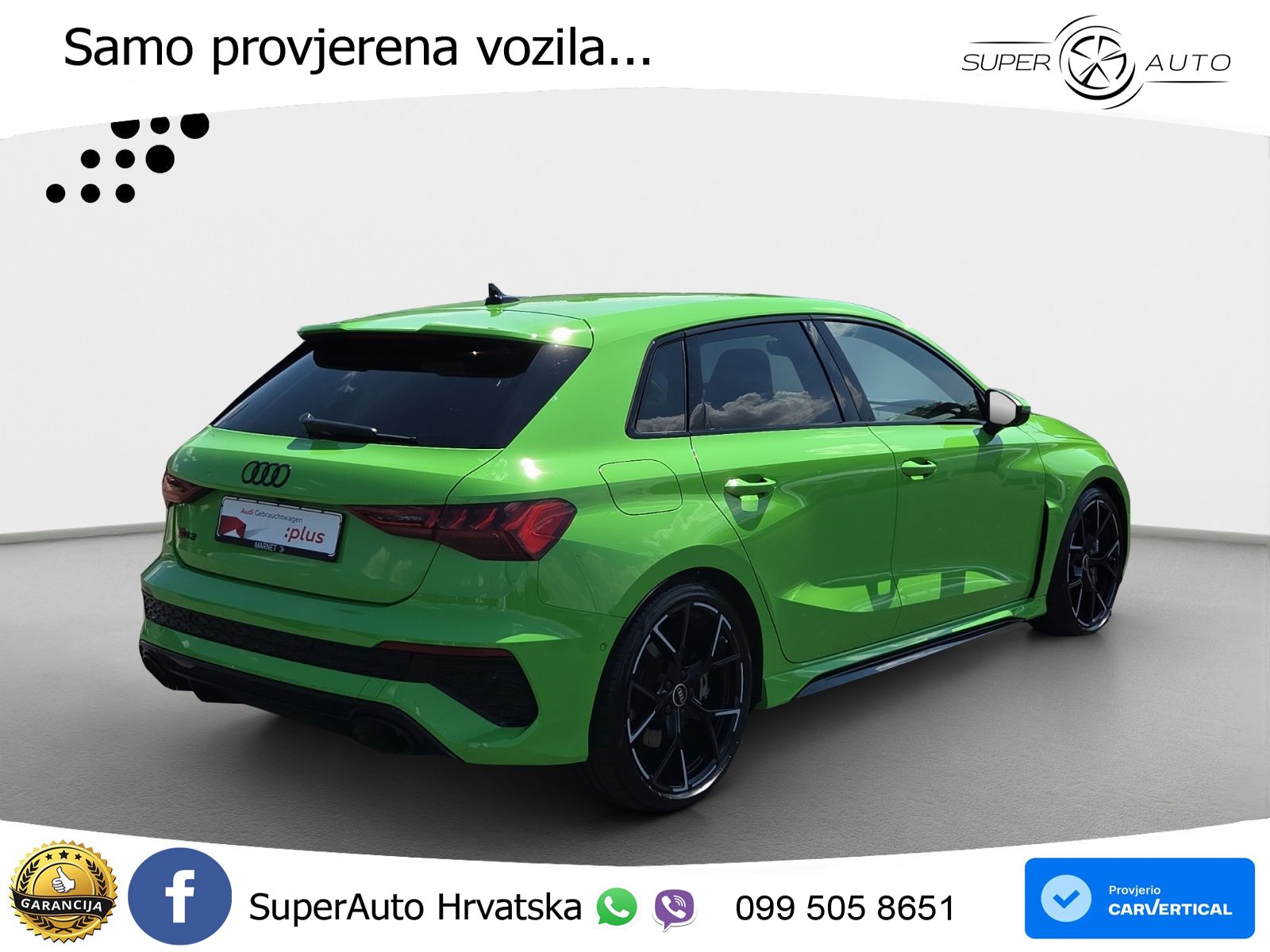 Audi RS3 Sportback 2.5 TFSI (400 KS) quattro S tronic LED+GR SJED+ACC