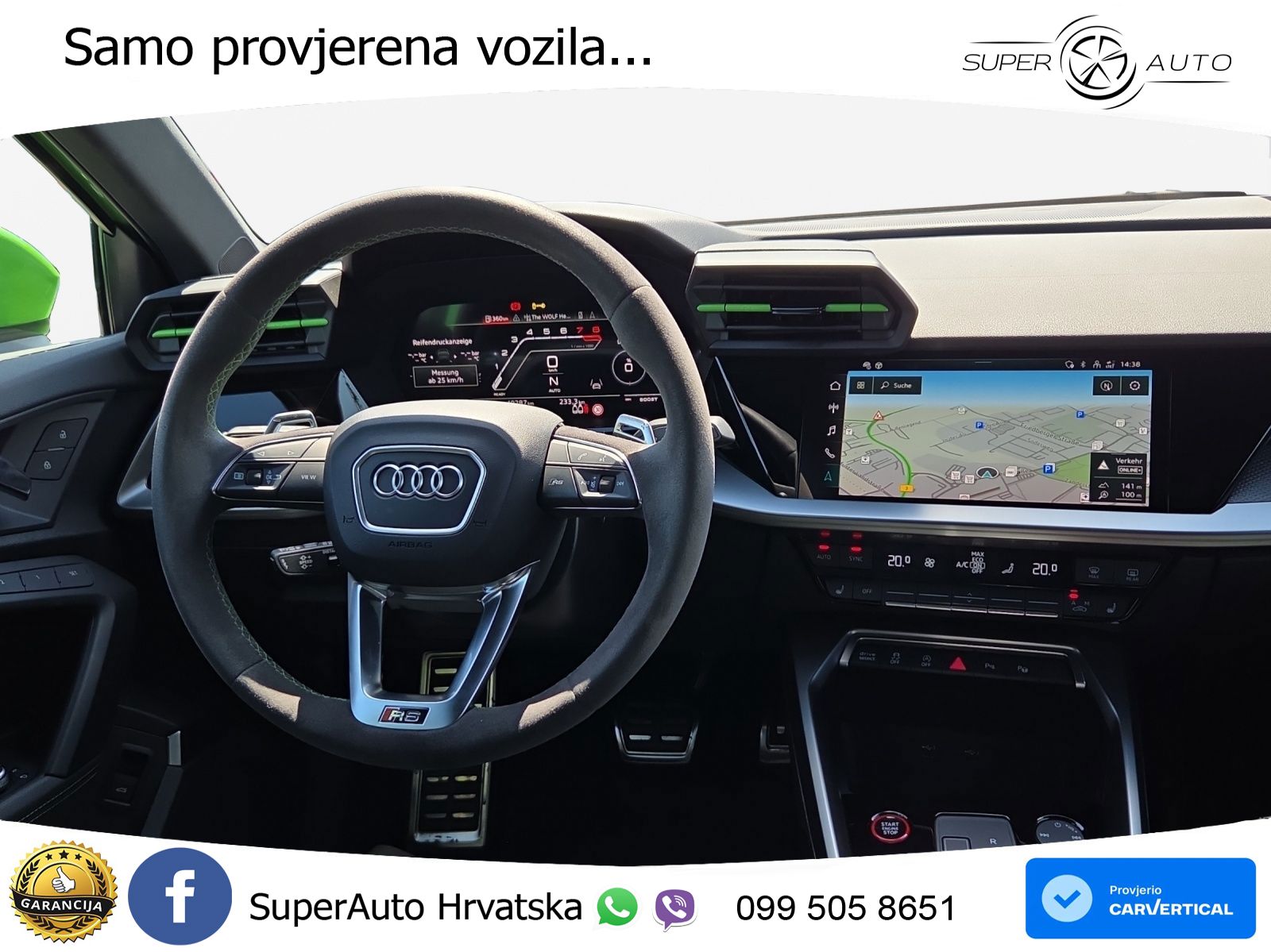 Audi RS3 Sportback 2.5 TFSI (400 KS) quattro S tronic LED+GR SJED+ACC