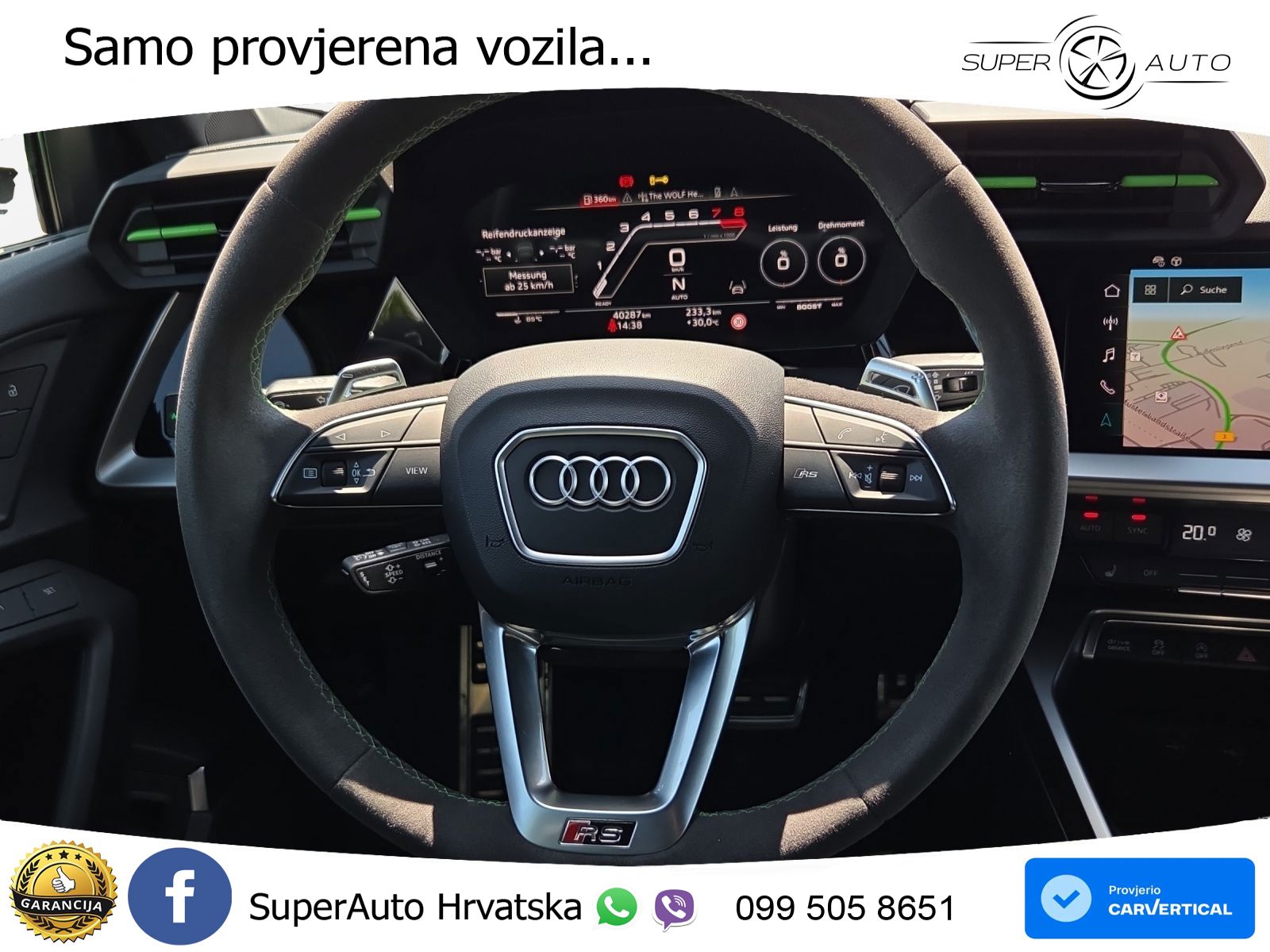 Audi RS3 Sportback 2.5 TFSI (400 KS) quattro S tronic LED+GR SJED+ACC