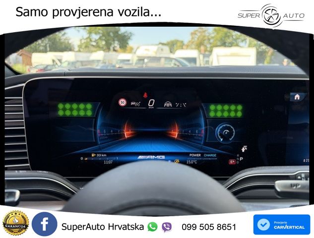 Mercedes AMG GLE Coupe 63 S V8 (612 KS) EQ Boost 4MATIC+ AMG SPEEDSHIFT TCT 9G LED+GR SJED+ACC