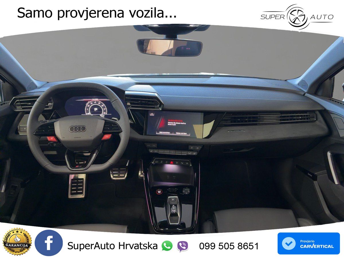 Audi RS3 Sedan 2.5 TFSI (400 KS) quattro S tronic LED+GR SJED+ACC