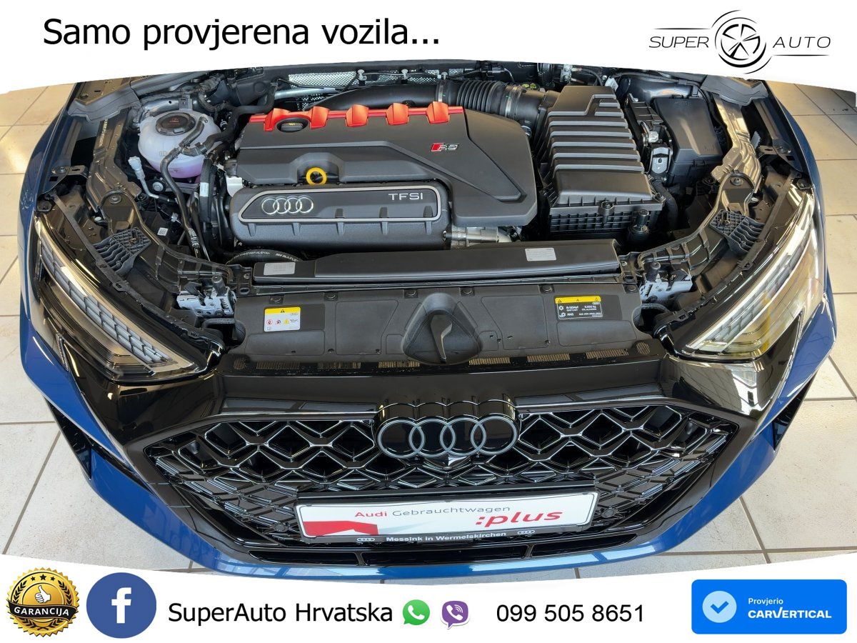 Audi RS3 Sedan 2.5 TFSI (400 KS) quattro S tronic LED+GR SJED+ACC