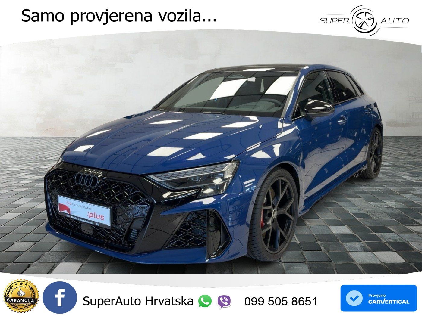 Audi RS3 Sedan 2.5 TFSI (400 KS) quattro S tronic LED+GR SJED+ACC