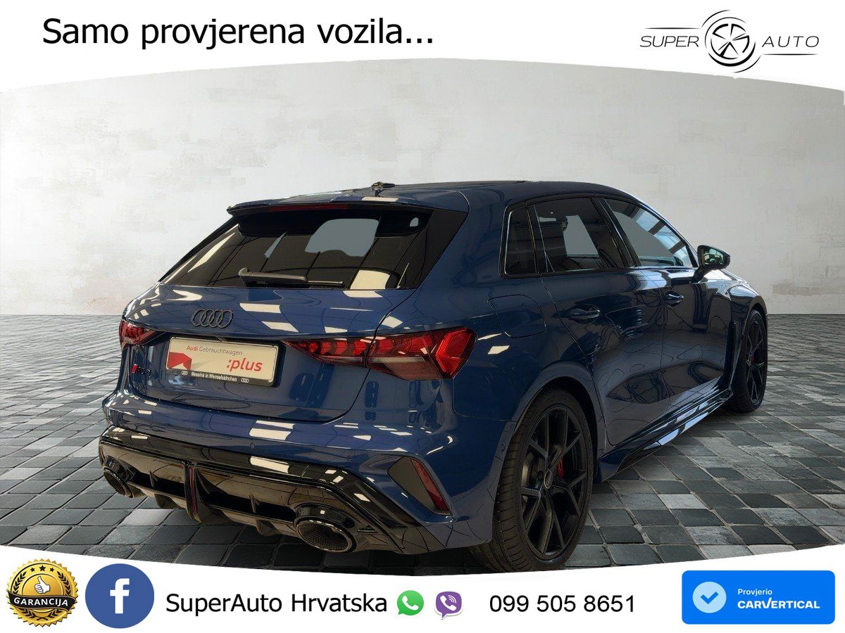 Audi RS3 Sedan 2.5 TFSI (400 KS) quattro S tronic LED+GR SJED+ACC