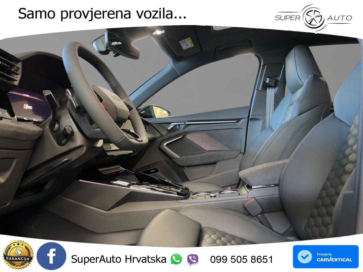 Audi RS3 Sedan 2.5 TFSI (400 KS) quattro S tronic LED+GR SJED+ACC