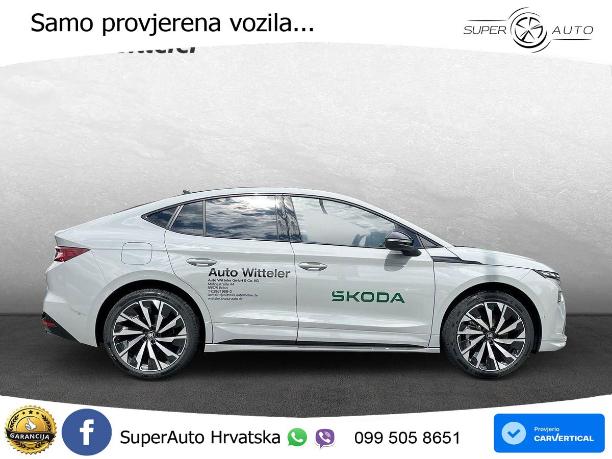 Škoda Enyaq Coupe iV 85 82 kWh (286 KS) SportLine LED+GR SJED+ACC