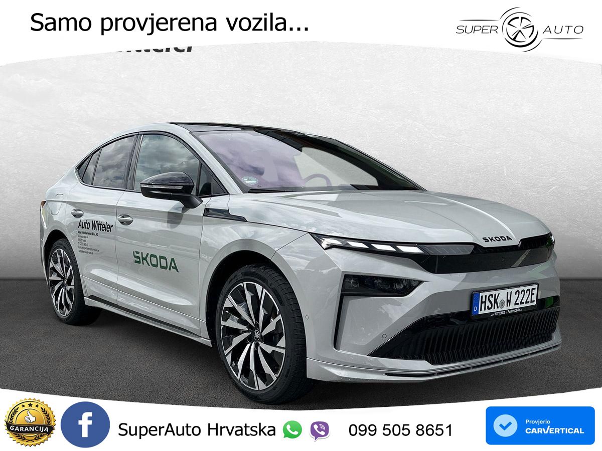 Škoda Enyaq Coupe iV 85 82 kWh (286 KS) SportLine LED+GR SJED+ACC