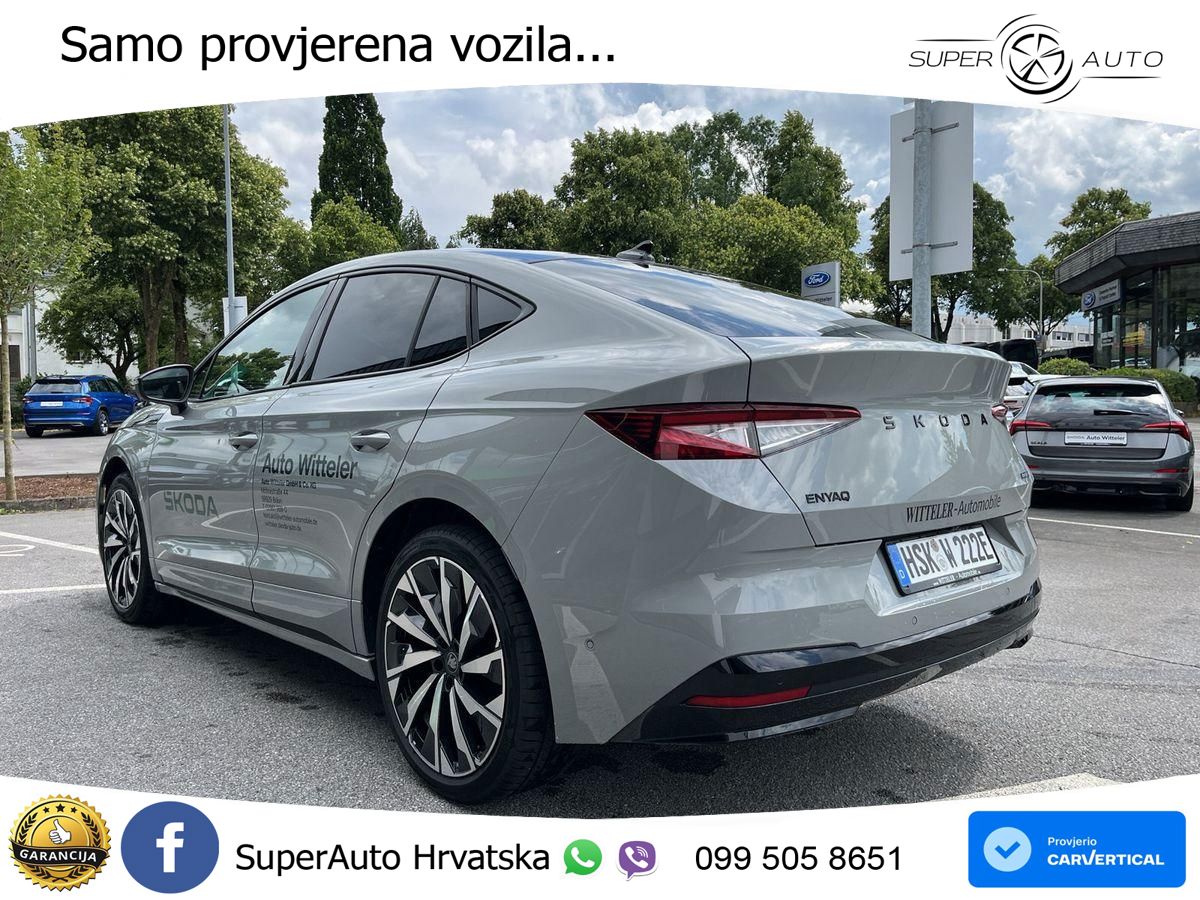Škoda Enyaq Coupe iV 85 82 kWh (286 KS) SportLine LED+GR SJED+ACC