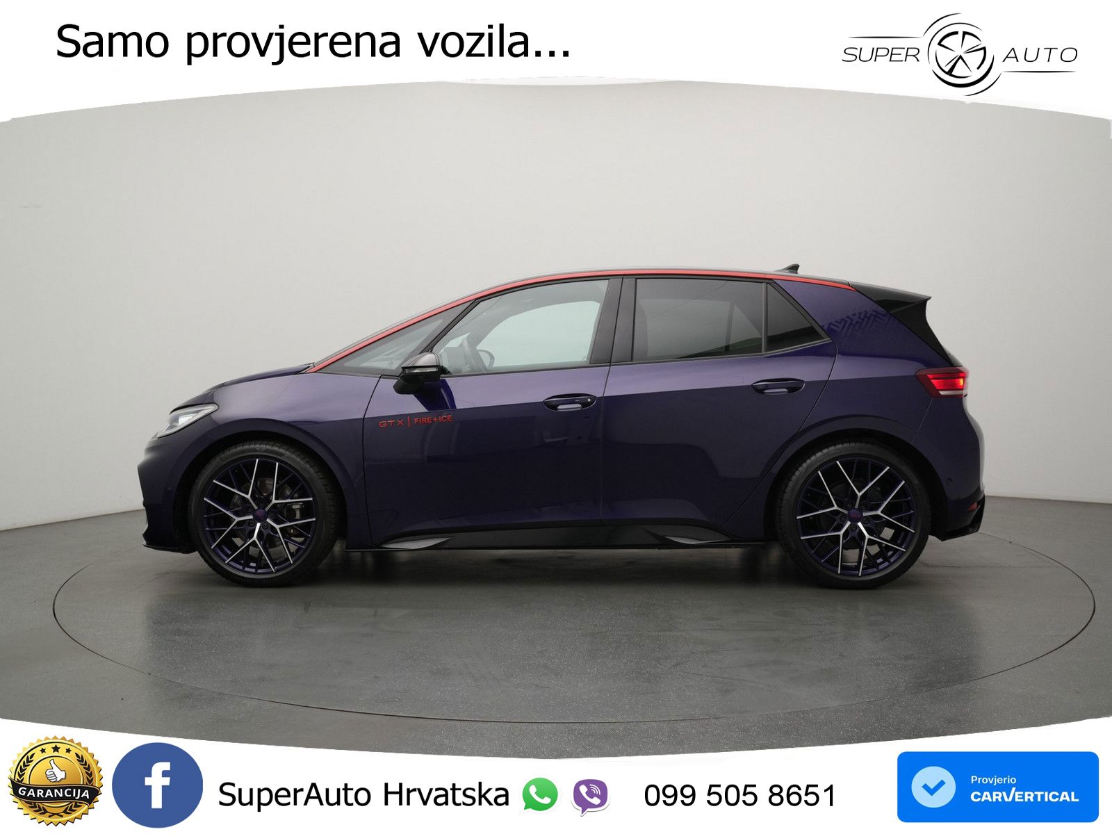 Volkswagen ID.3 GTX Performance 84 kWh (326 KS)